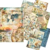 Ciao Bella Decoupage|Seidenpapier & Strohseide>Motiv-Strohseiden Sortiment "Wanderlust"