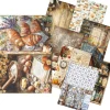 Ciao Bella Decoupage|Seidenpapier & Strohseide>Motiv-Strohseiden Sortiment "Cookbook", 8er-Set