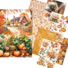 Ciao Bella Decoupage|Seidenpapier & Strohseide>Motiv-Strohseiden Sortiment "Hallo Herbst", 8er-Set