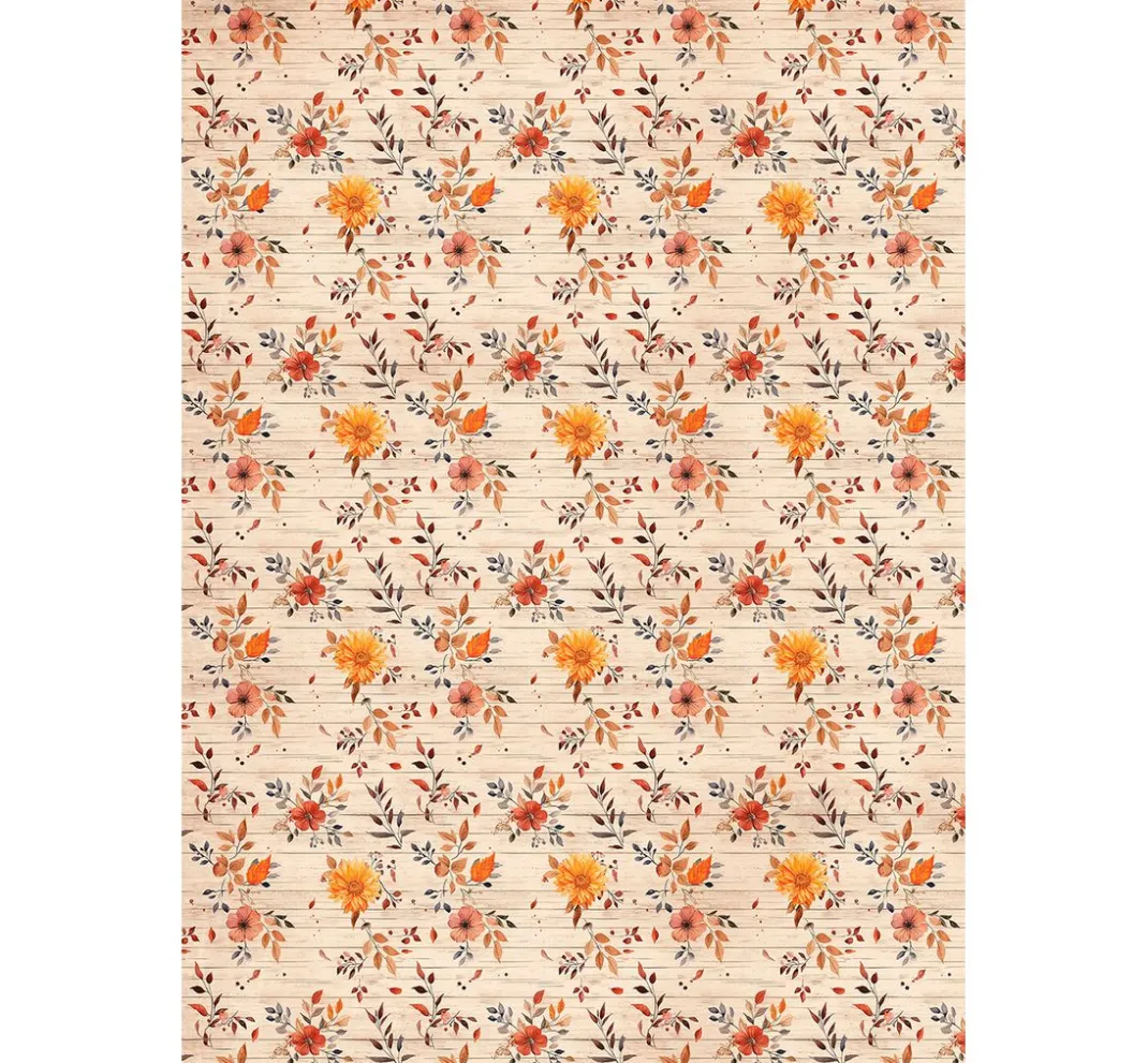 Ciao Bella Decoupage|Seidenpapier & Strohseide>Motiv-Strohseiden Sortiment "Hallo Herbst", 8er-Set