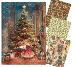 Ciao Bella Seidenpapier & Strohseide|Decoupage>Motiv-Strohseiden Sortiment "Toy Shop", 4er-Set