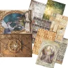Ciao Bella Decoupage|Seidenpapier & Strohseide>Motiv-Strohseiden Sortiment "Wizard Academy"