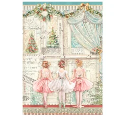 Stamperia Seidenpapier & Strohseide|Decoupage>Motiv-Strohseiden Sortiment "The Nutcracker"