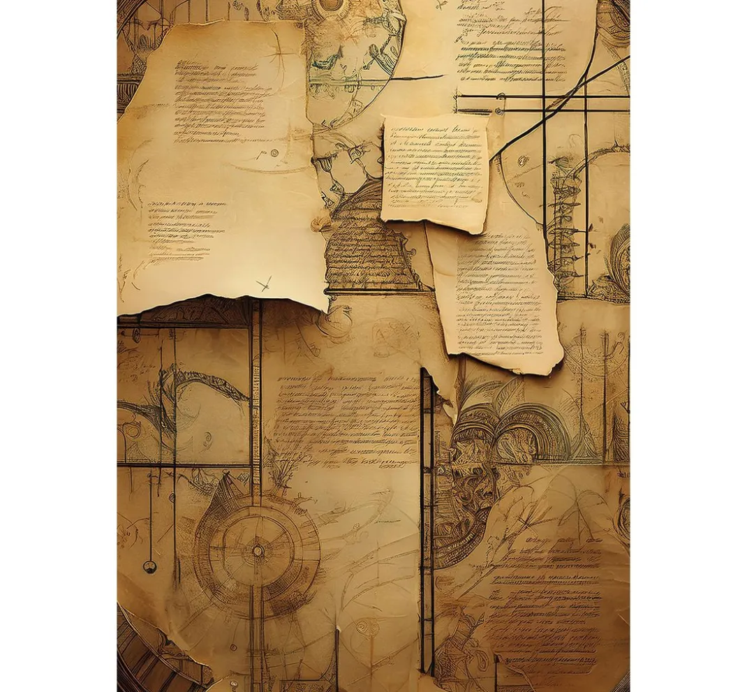 Ciao Bella Decoupage|Seidenpapier & Strohseide>Motiv-Strohseiden Sortiment "Codes", 8er-Set