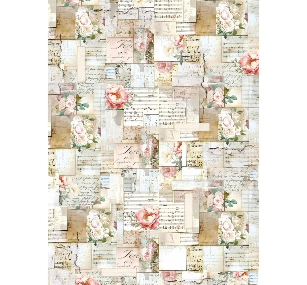 Ciao Bella Decoupage|Seidenpapier & Strohseide>Motiv-Strohseiden Sortiment "Secret Garden", 8er-Set