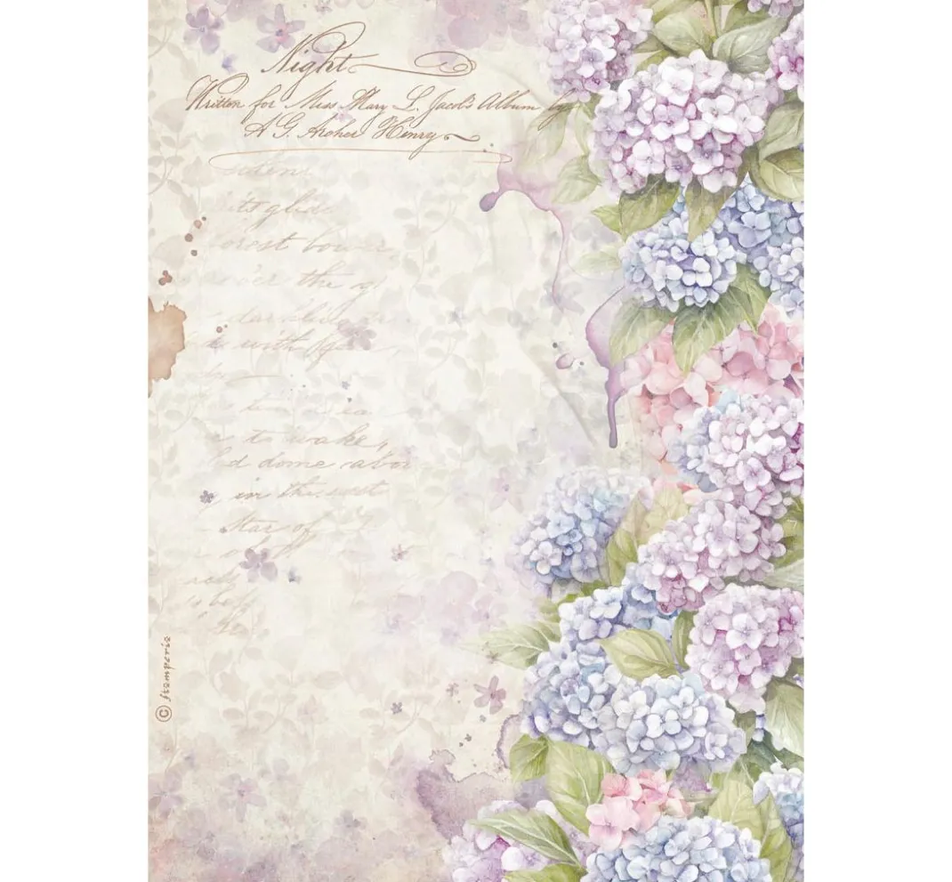 Stamperia Decoupage|Seidenpapier & Strohseide>Motiv-Strohseiden Sortiment "Quiet Days"