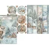 Stamperia Seidenpapier & Strohseide|Decoupage>Motiv-Strohseiden Sortiment "The Owl's House"