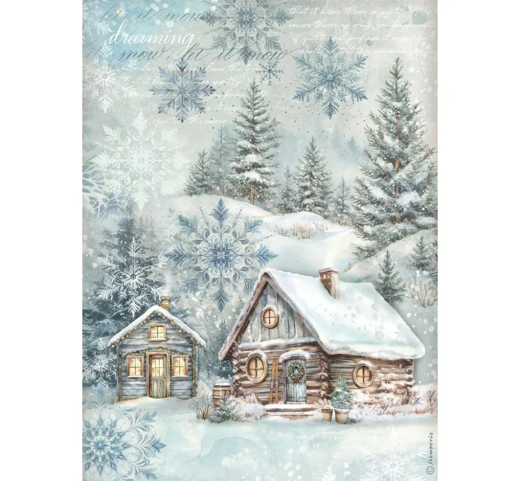 Stamperia Seidenpapier & Strohseide|Decoupage>Motiv-Strohseiden Sortiment "The Owl's House"