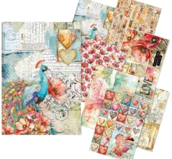 Ciao Bella Decoupage|Seidenpapier & Strohseide>Motiv-Strohseiden Sortiment "Majestic Dream"