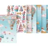 Stamperia Seidenpapier & Strohseide|Decoupage>Motiv-Strohseiden Sortiment "Candy Christmas", 6er-Set