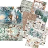 Ciao Bella Seidenpapier & Strohseide|Decoupage>Motiv-Strohseiden Sortiment "Forest Tales", 8er-Set
