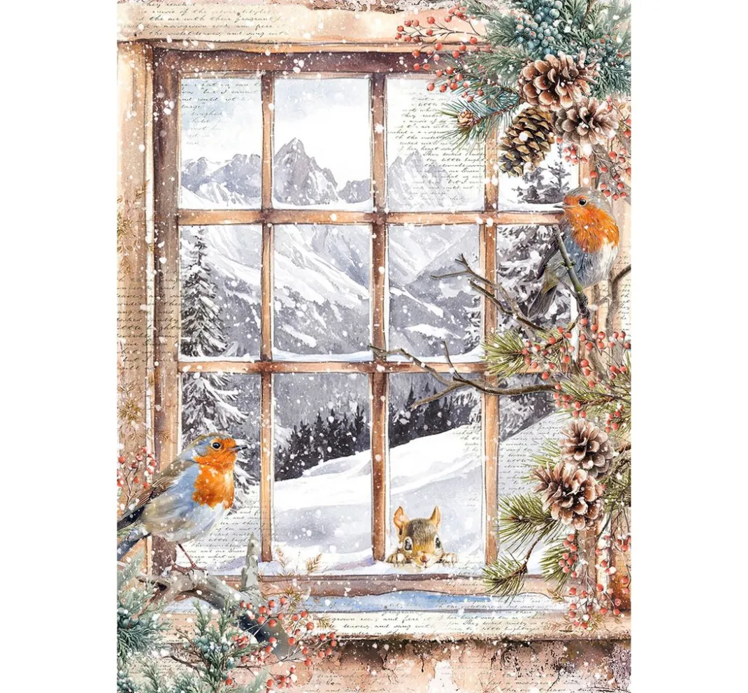 Ciao Bella Seidenpapier & Strohseide|Decoupage>Motiv-Strohseiden Sortiment "Forest Tales", 8er-Set