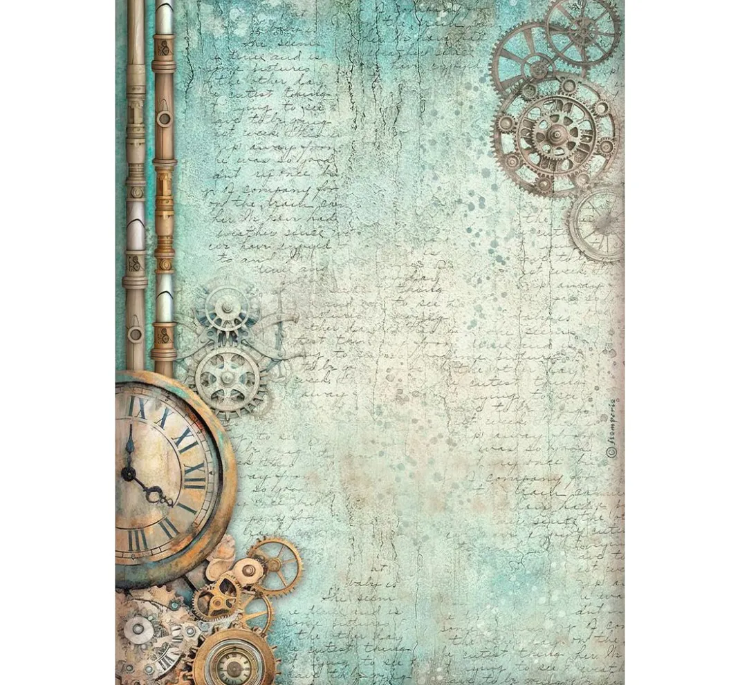 Stamperia Decoupage|Seidenpapier & Strohseide>Motiv-Strohseiden Sortiment "Master of Magic"