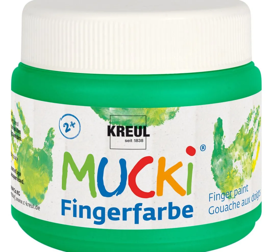 Kinder Kreul Kinder Fingerfarbe|Fingerfarbe>MUCKI Fingerfarbe, 6er-Set, à 150 ml