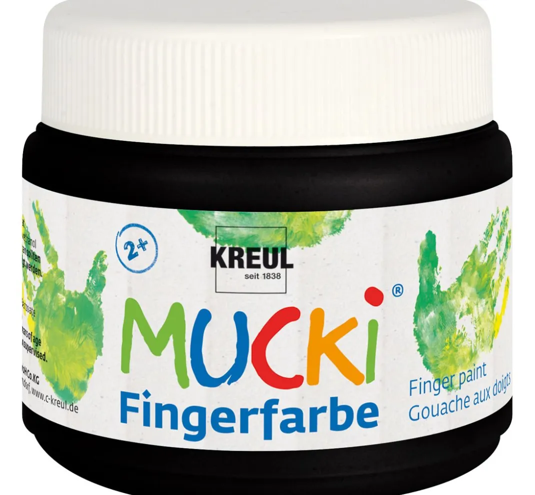 Kinder Kreul Kinder Fingerfarbe|Fingerfarbe>MUCKI Fingerfarbe, 6er-Set, à 150 ml