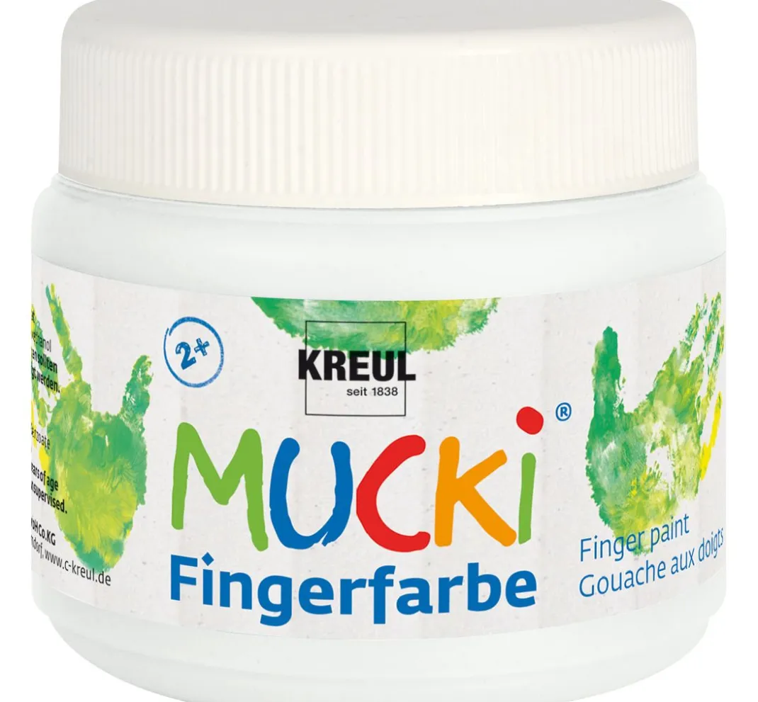 Kinder Kreul Kinder Fingerfarbe|Fingerfarbe>MUCKI Fingerfarbe, 6er-Set, à 150 ml