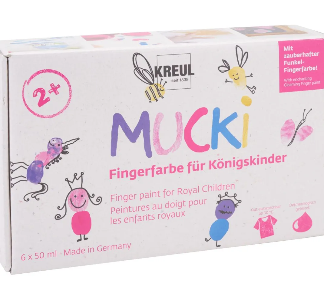 Kinder Kreul Kinder Fingerfarbe|Fingerfarbe>MUCKI Fingerfarbe "Königskinder"