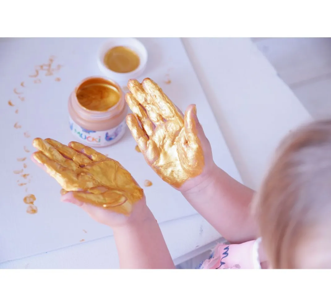Kinder Kreul Kinder Fingerfarbe|Fingerfarbe>MUCKI Funkel-Fingerfarbe