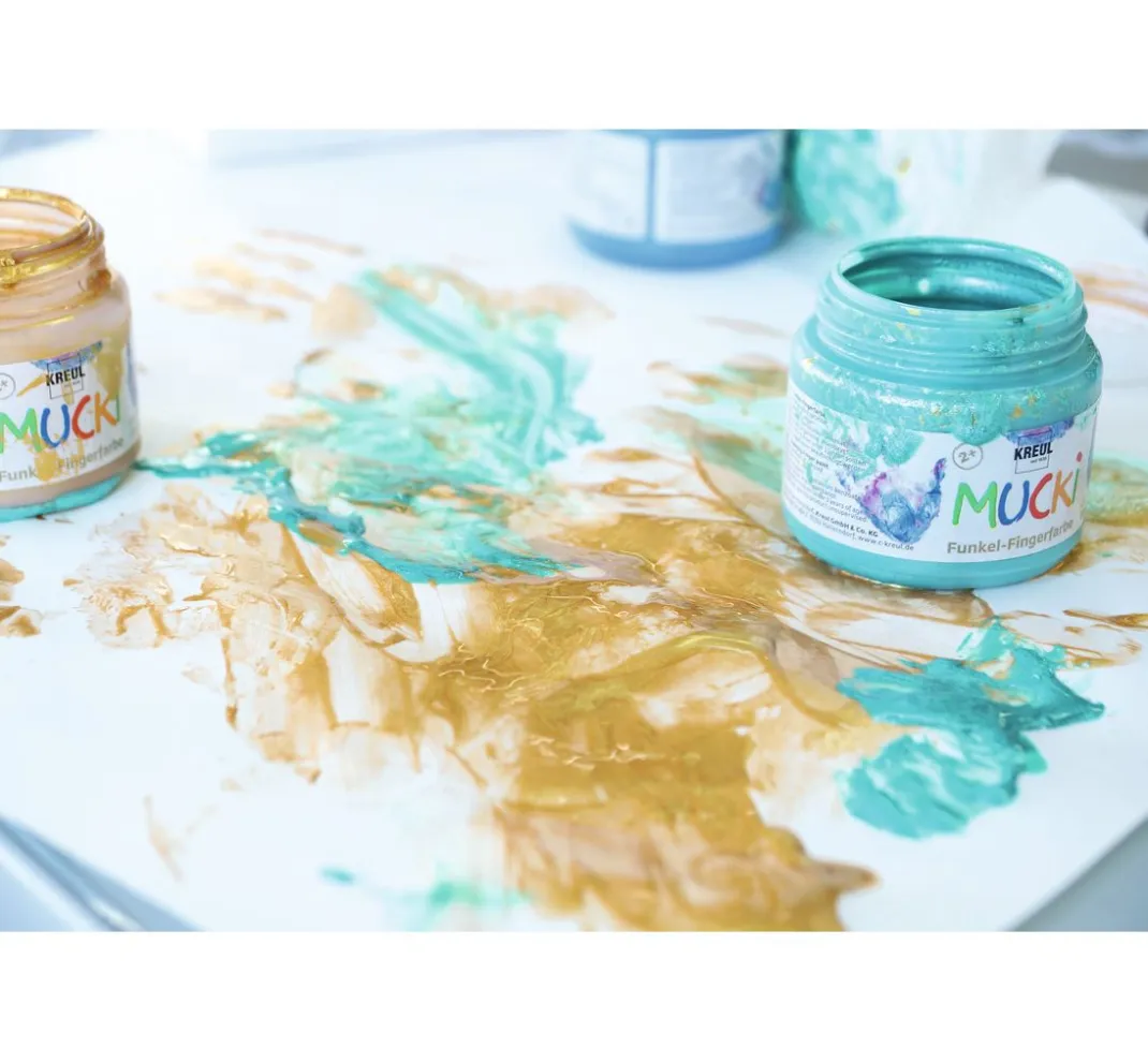 Kinder Kreul Kinder Fingerfarbe|Fingerfarbe>MUCKI Funkel-Fingerfarbe