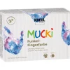 Kinder Kreul Kinder Fingerfarbe|Fingerfarbe>MUCKI Funkel-Fingerfarbe, 6er-Set