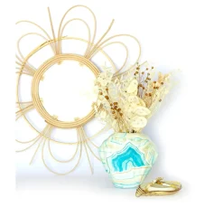 Kinder décopatch Holz|Decoupage>Muschelvase, Pappmaché, wasserdicht