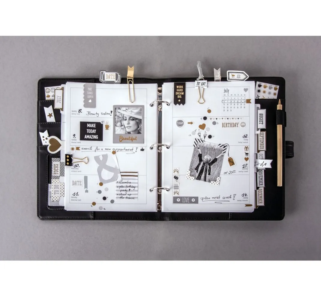 Rayher Bullet Journal|Kalender & Bullet Journal>my PLANNER Planer, DIN A5, Schwarz