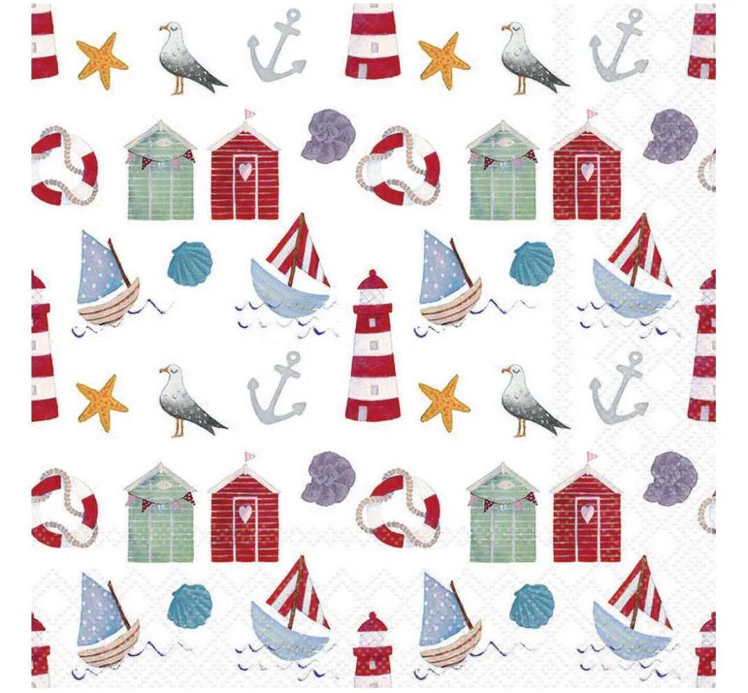 Ambiente Maritim|Serviettentechnik>Napkin "Nautical"
