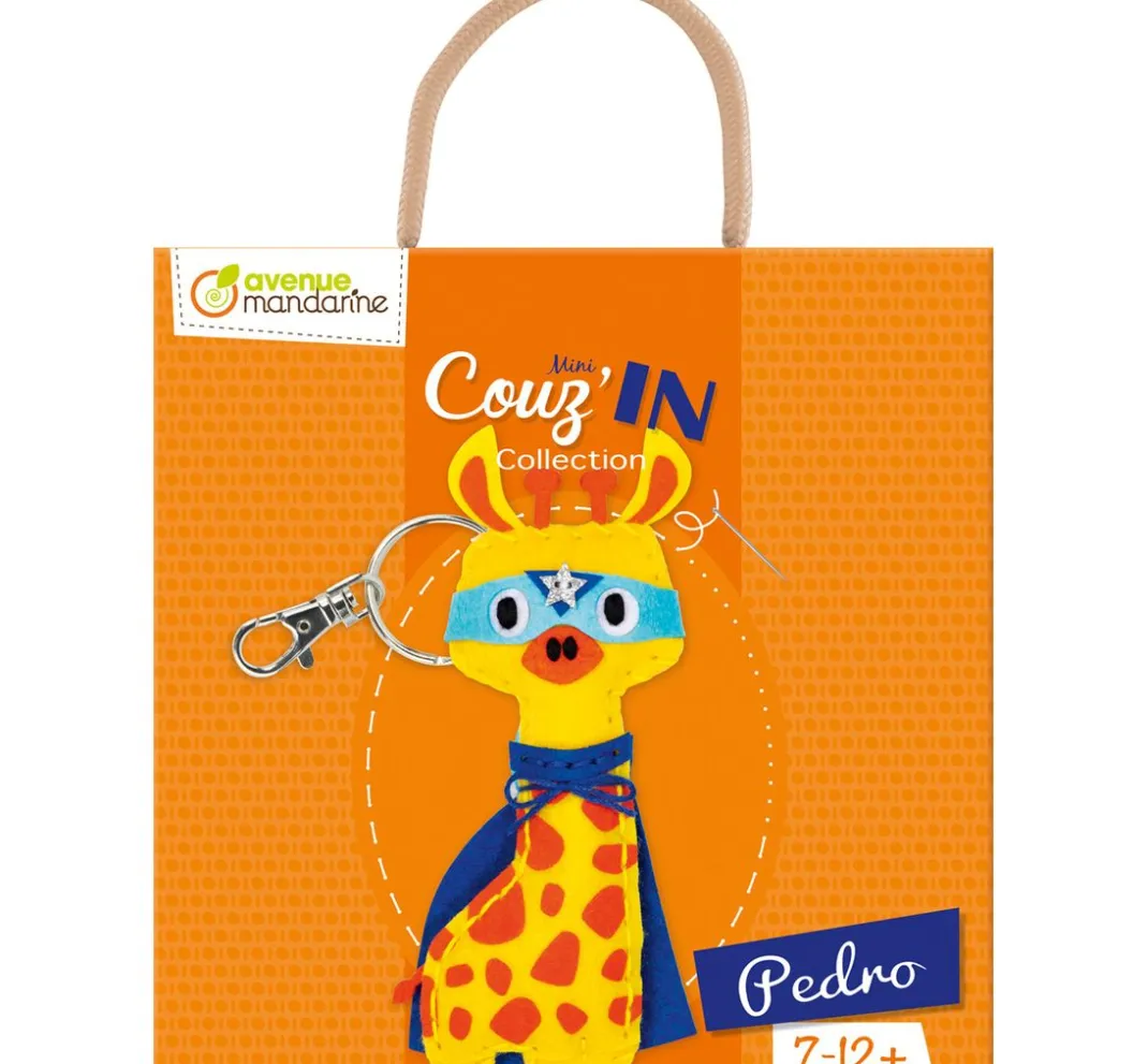 Kinder My Mandarine Näh-Sets|Handarbeit-Sets>Nähset Mini Couz'In "Giraffe Pedro"