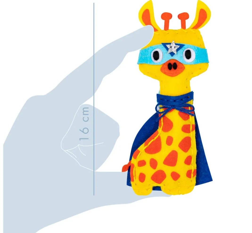 Kinder My Mandarine Näh-Sets|Handarbeit-Sets>Nähset Mini Couz'In "Giraffe Pedro"