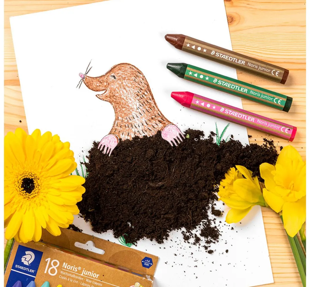 Kinder STAEDTLER Stifte & Marker|Weitere Geschenkideen Für Kinder>Noris junior Wachsmalkreide