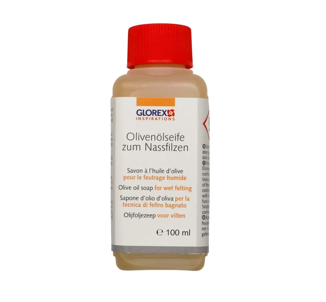 Kinder GLOREX Filz|Filzen>Olivenölseife, 100 ml
