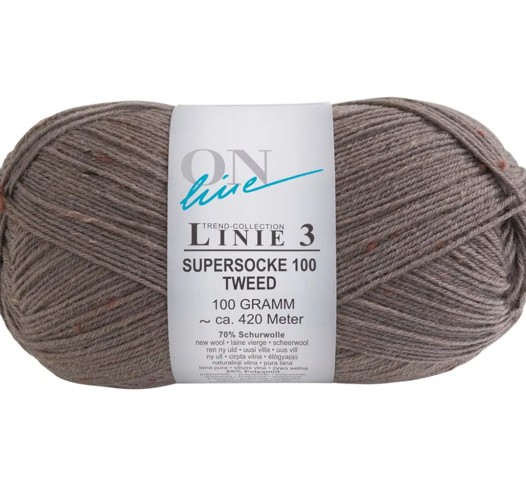 ONline Sockenwolle>Supersocke Tweed, Linie 3