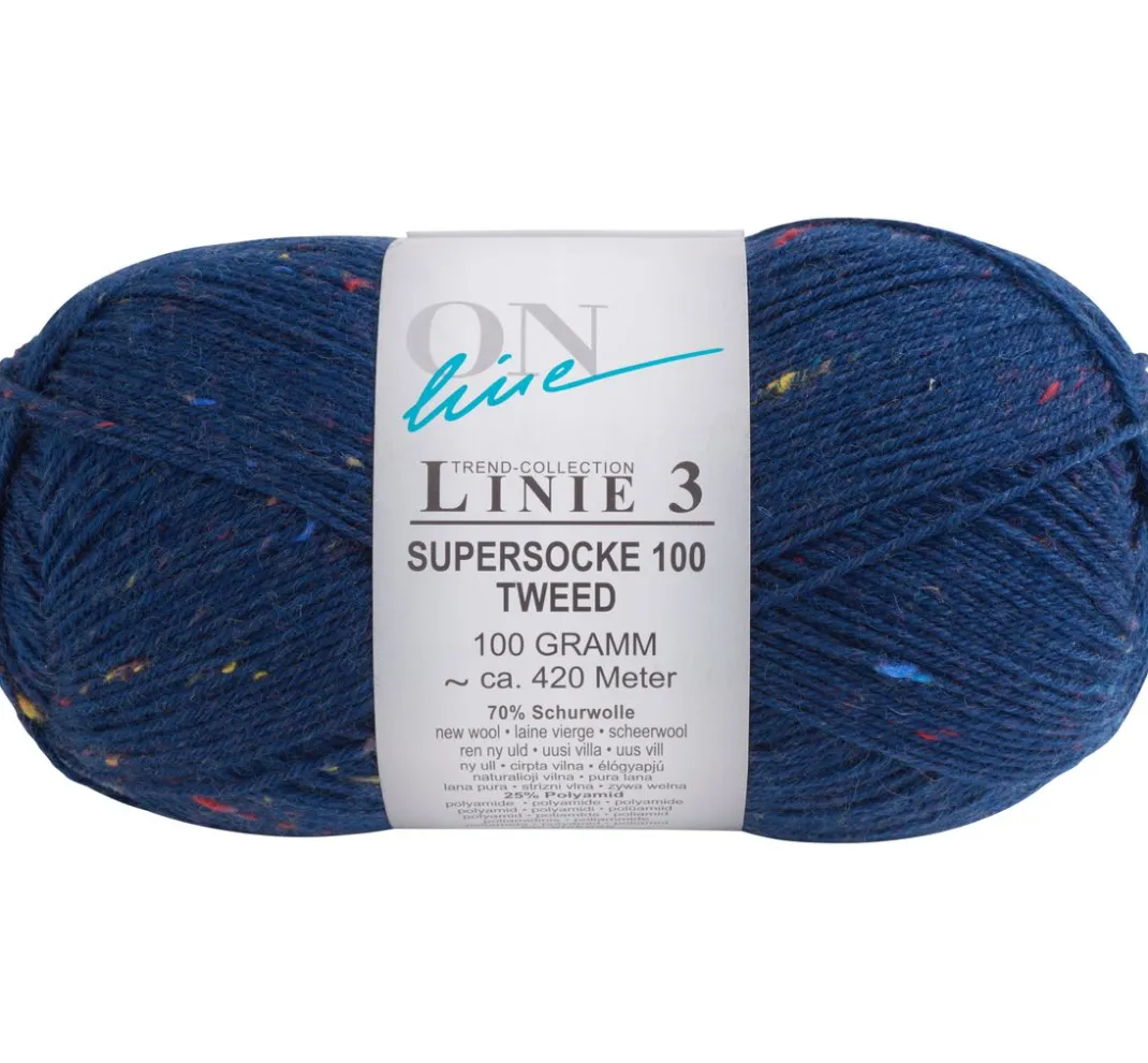 ONline Sockenwolle>Supersocke Tweed, Linie 3