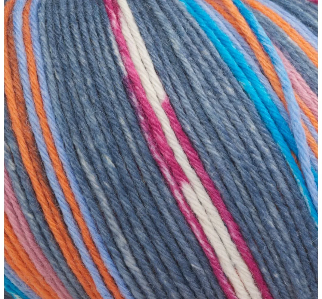 ONline Effektwolle|Farbverlaufsgarn>Wolle "Supersocke Merino Color, Sortierung 368"