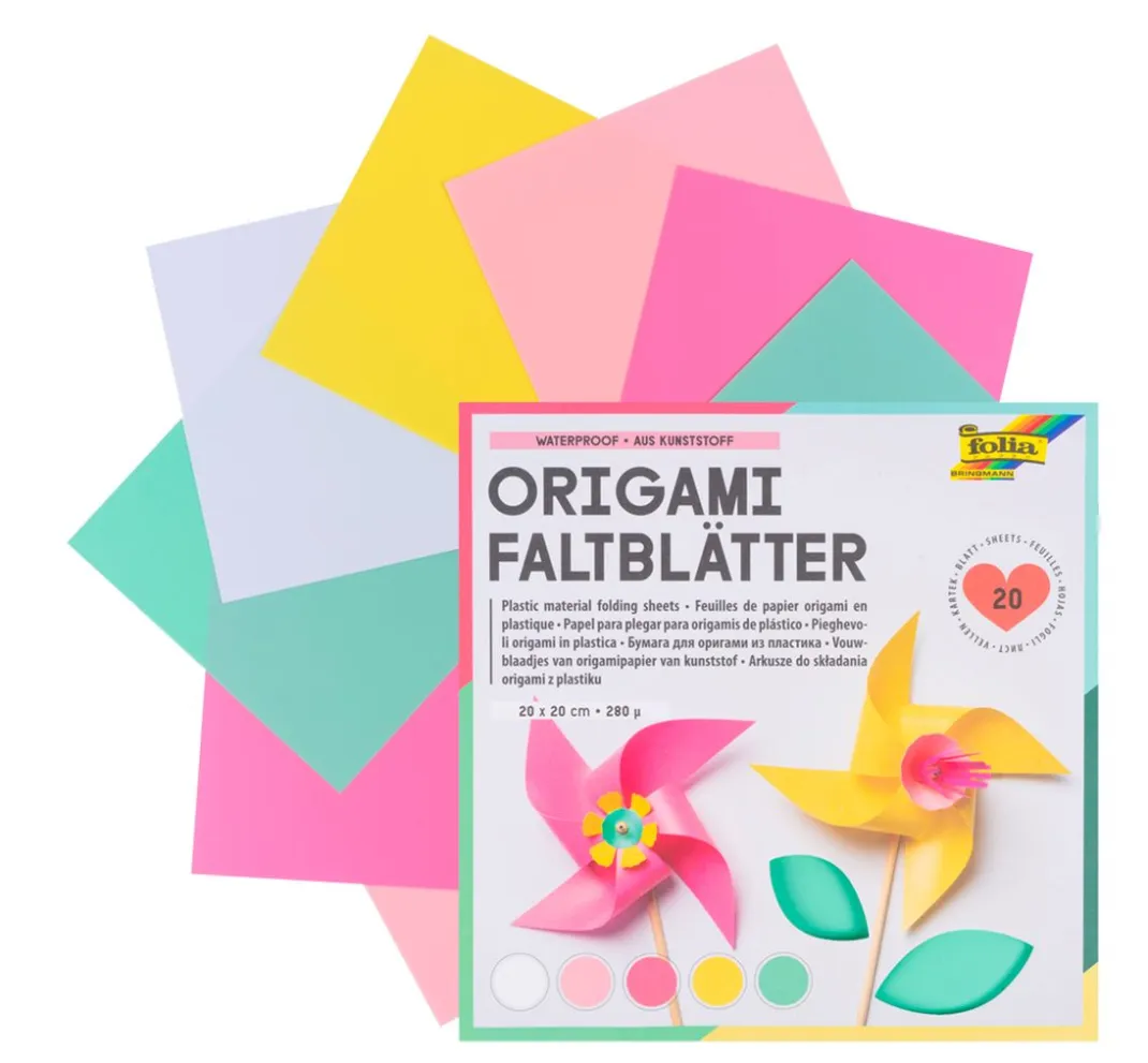 Kinder folia Papier|Origami & Papier Falten>Origami Outdoor Faltblätter