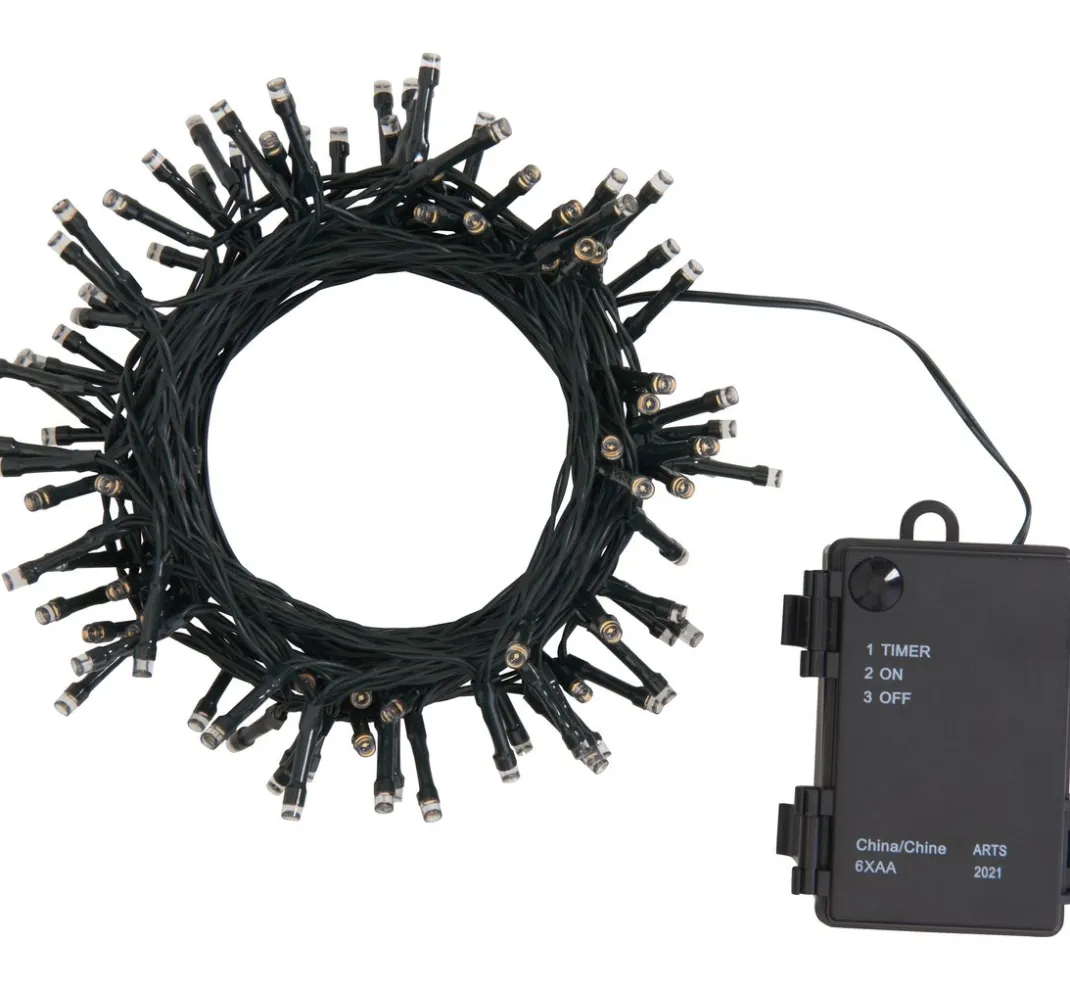 ohne Marke Lichterketten>Outdoor Mini-LED-Lichterkette, 10 m, Grün, 100 LEDs