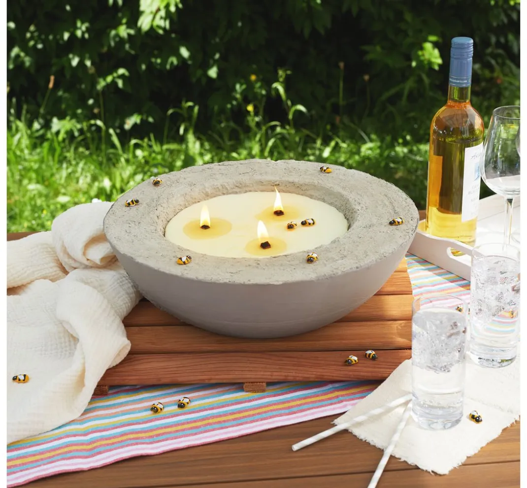 GLOREX Kerzen Gestalten>Outdoor-Docht mit Fuß, 3 Stk.