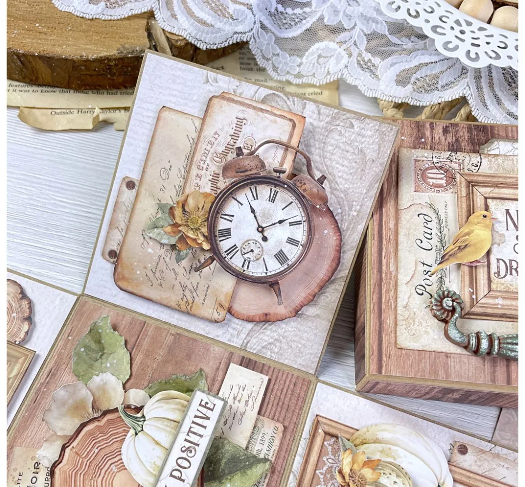 Stamperia Streuteile|Dekoelemente>Paper Cut-Outs "Golden Harmony"