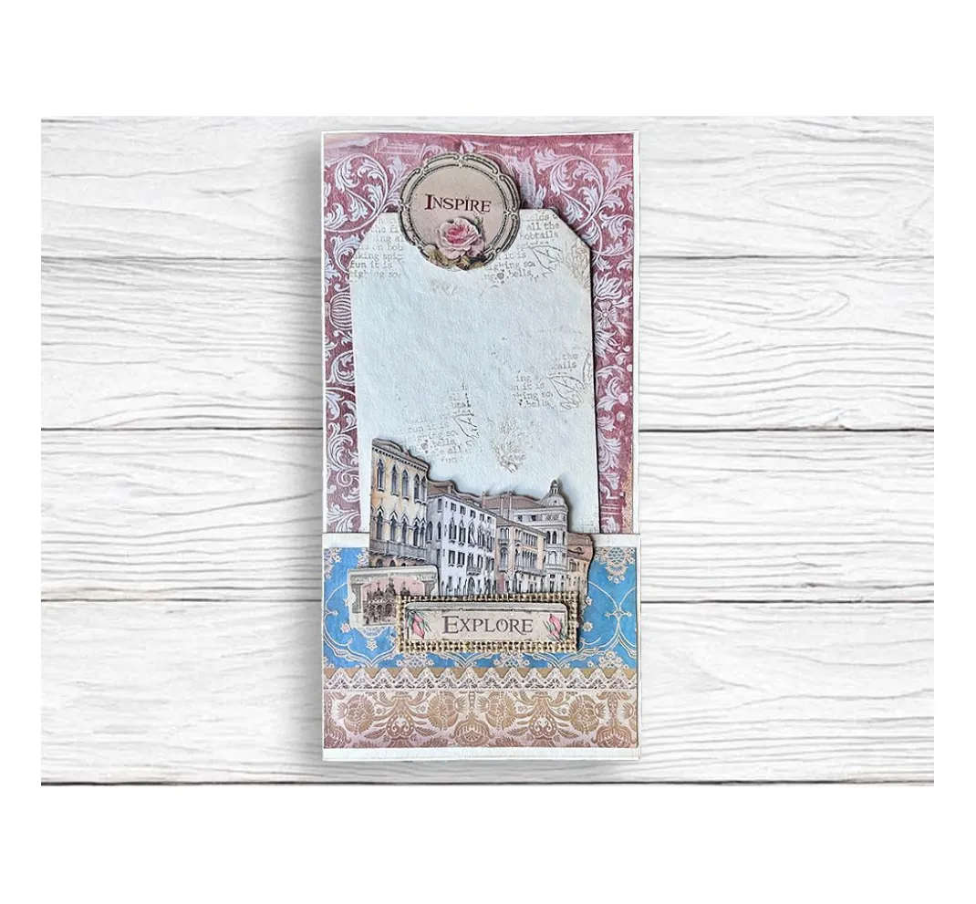 Stamperia Dekoelemente|Kartengestaltung>Paper Cut-Outs "Venice"