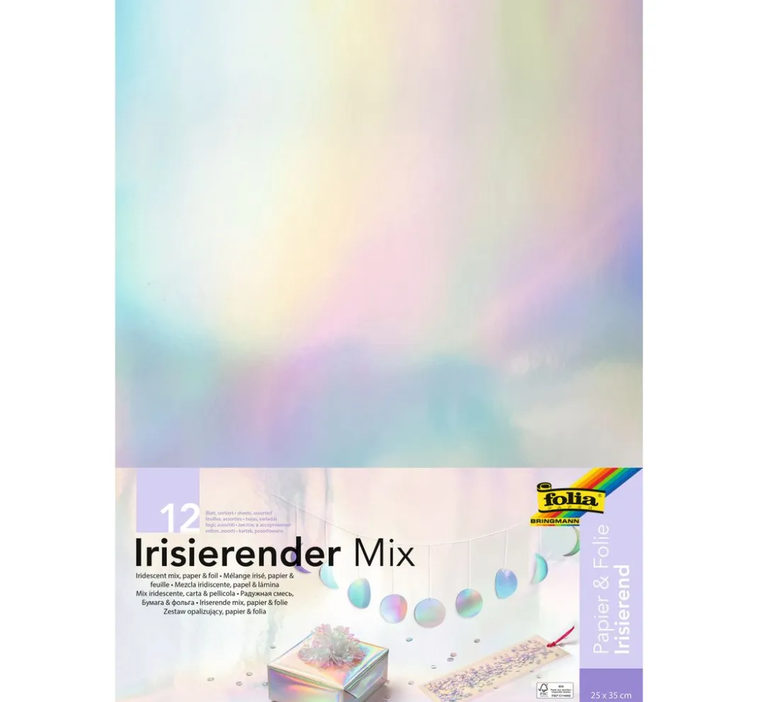 folia Spezialpapier & -Karton>Papier- und Folienmix "Irisierend"
