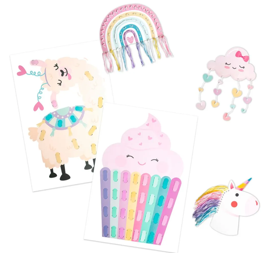 Kinder URSUS Papier-Bastelsets|Weitere Geschenkideen Für Kinder>Papier-Bastelset "Cute Rainbow"