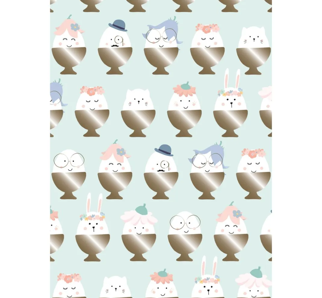 Artemio Farb- & Motivblöcke>Papier-Block "Funny Eggs"
