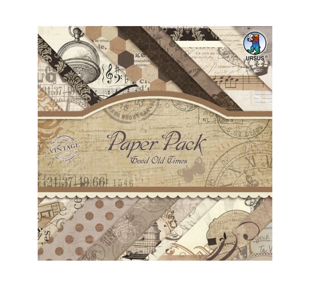 URSUS Farb- & Motivblöcke|Scrapbooking>Papierblock "Good Old Times"