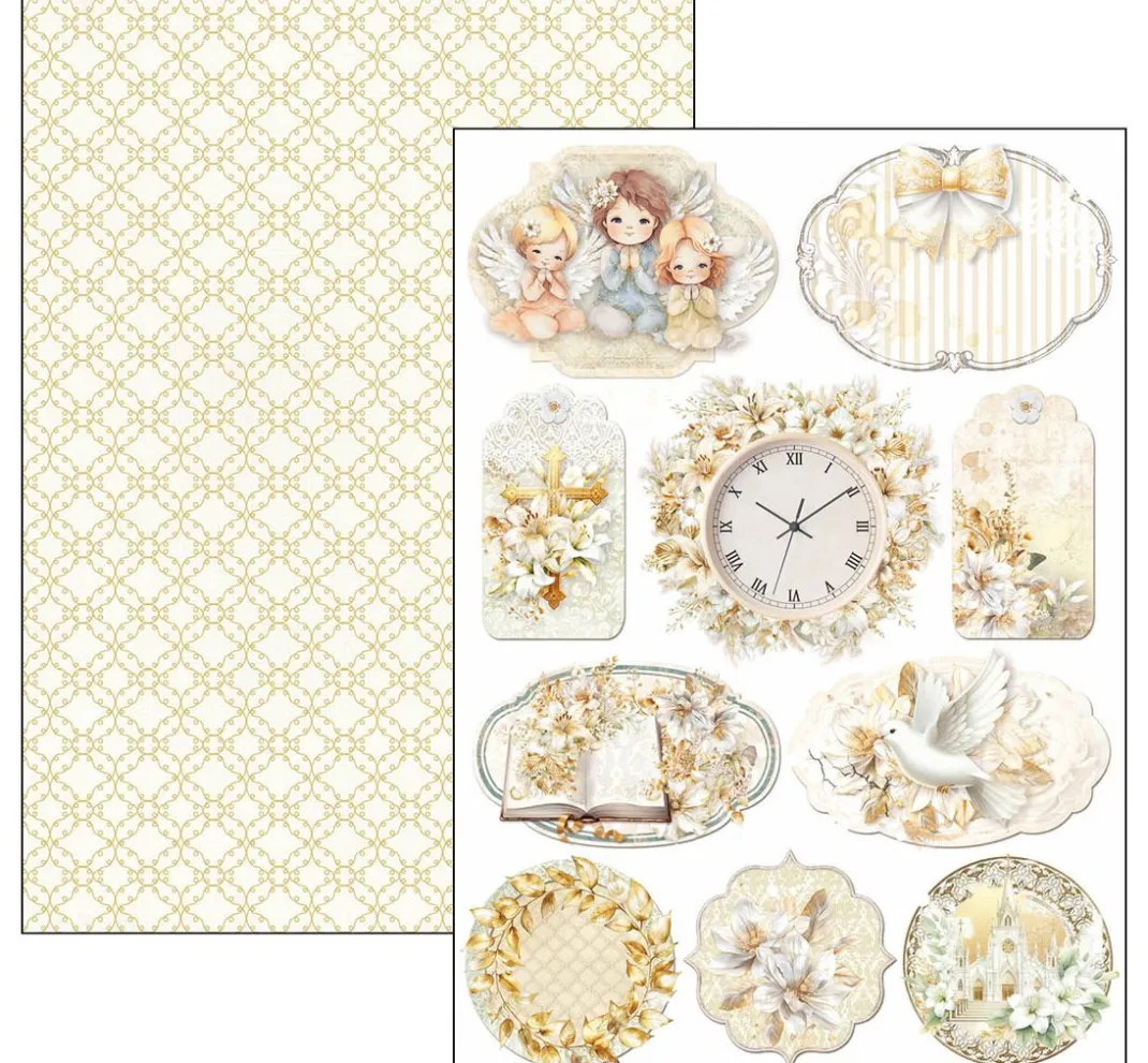 Ciao Bella Farb- & Motivblöcke|Scrapbooking>Papier-Set "Blessing Day"