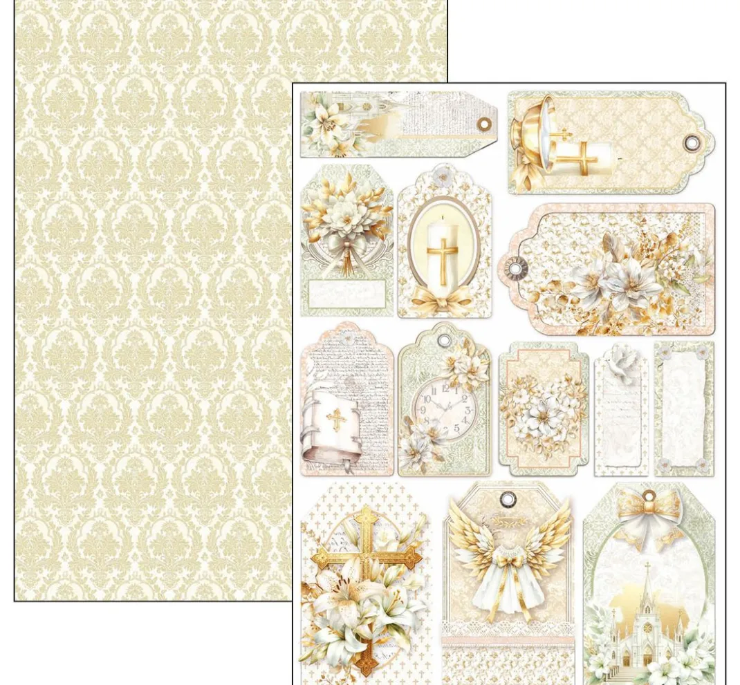 Ciao Bella Farb- & Motivblöcke|Scrapbooking>Papier-Set "Blessing Day"
