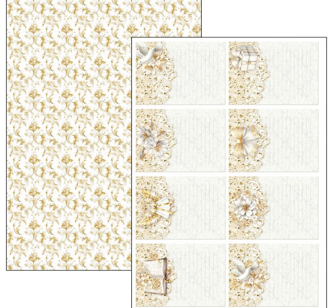 Ciao Bella Farb- & Motivblöcke|Scrapbooking>Papier-Set "Blessing Day"