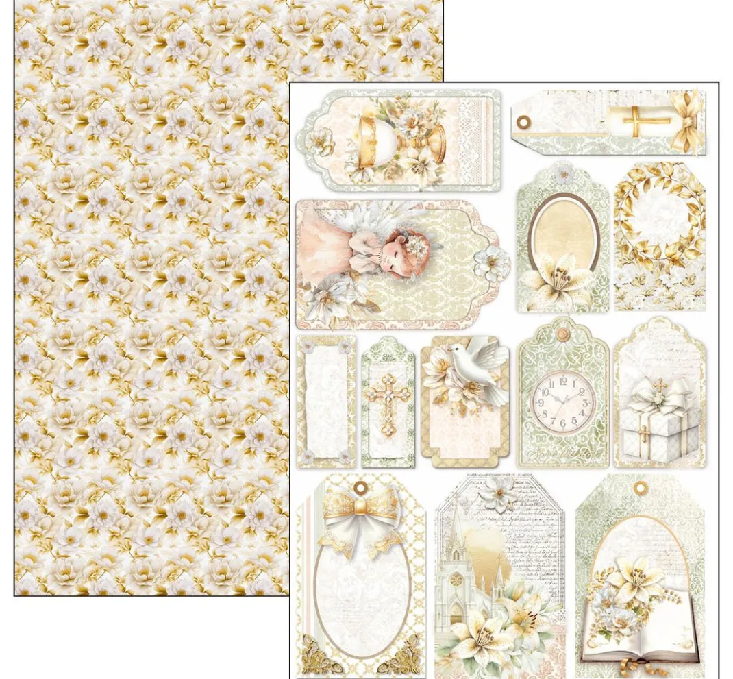 Ciao Bella Farb- & Motivblöcke|Scrapbooking>Papier-Set "Blessing Day"