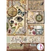 Ciao Bella Farb- & Motivblöcke|Scrapbooking>Papier-Set "Cabinet of Curiosities"