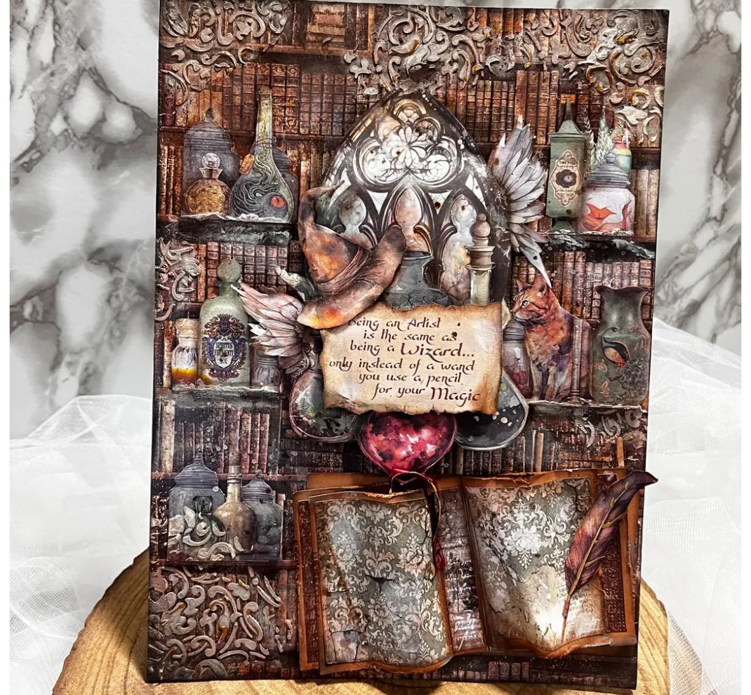 Ciao Bella Farb- & Motivblöcke|Scrapbooking>Papier-Set "Wizard Academy"