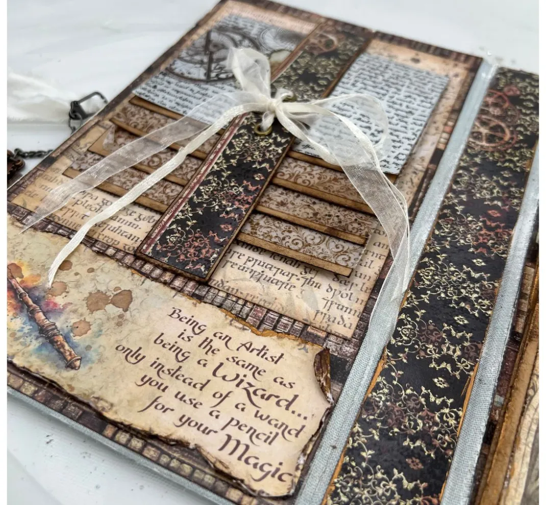 Ciao Bella Farb- & Motivblöcke|Scrapbooking>Papier-Set "Wizard Academy"